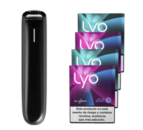Pack Ploom AURA Negro con LYO IC
