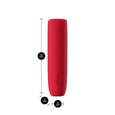 Cubierta trasera Ploom AURA Rojo