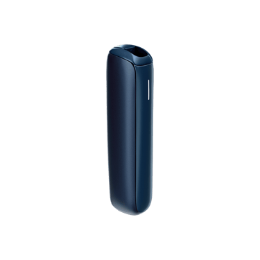 Vista lateral del dispositivo Ploom AURA Navy Blue