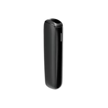 Vista lateral del dispositivo Ploom AURA Jet Black