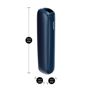 Ver una animación de 360° del dispositivo Ploom AURA Navy Blue.
