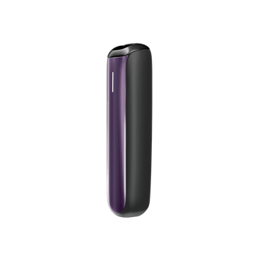 Vista lateral del accesorio Panel Frontal para Ploom Aura en color Lavender.