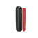 Vista lateral del panel frontal para Ploom Aura en color Lava Red, separado del dispositivo.