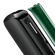 Primer plano del panel frontal Amazon Green para Ploom Aura, separado del dispositivo.