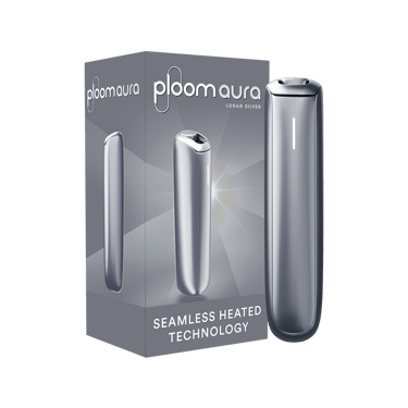 Pack Ploom AURA Lunar Silver y dispositivo