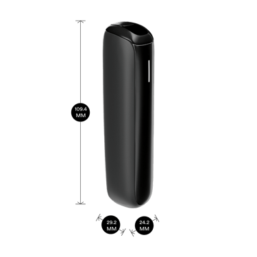 Ver una animación 360° del dispositivo Ploom AURA Jet Black.