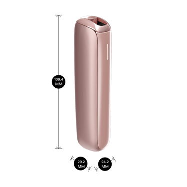 Ver una animación 360° del dispositivo Ploom AURA Rose Gold.