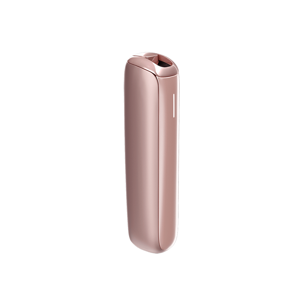 Vista lateral del dispositivo Ploom AURA Rose Gold