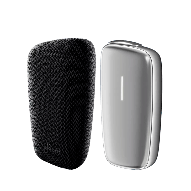 Kit Cover Ploom X Advanced Silver + Carcasa trasera de tela Black