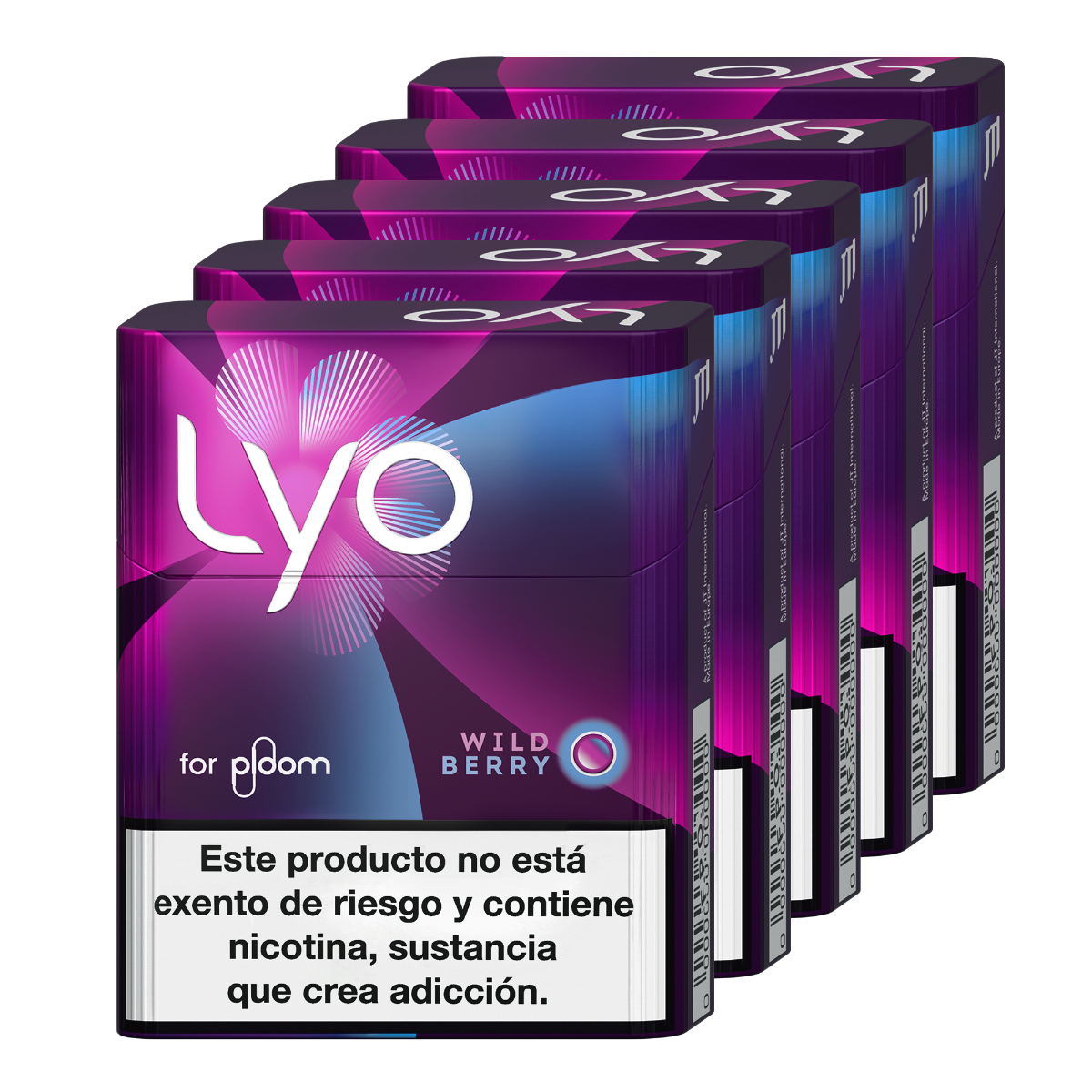 Pack 5 LYO Frutos Rojos