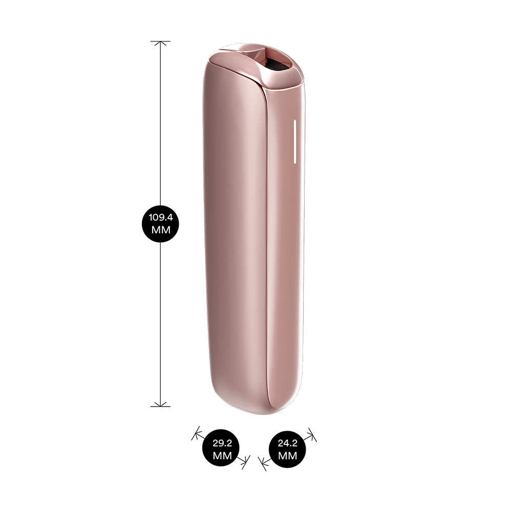 Ver una animación 360° del dispositivo Ploom AURA Rose Gold.