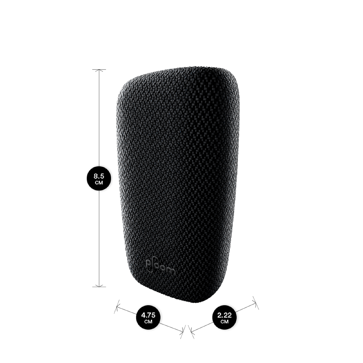 Panel trasero de tela Black Ploom X Advanced 
