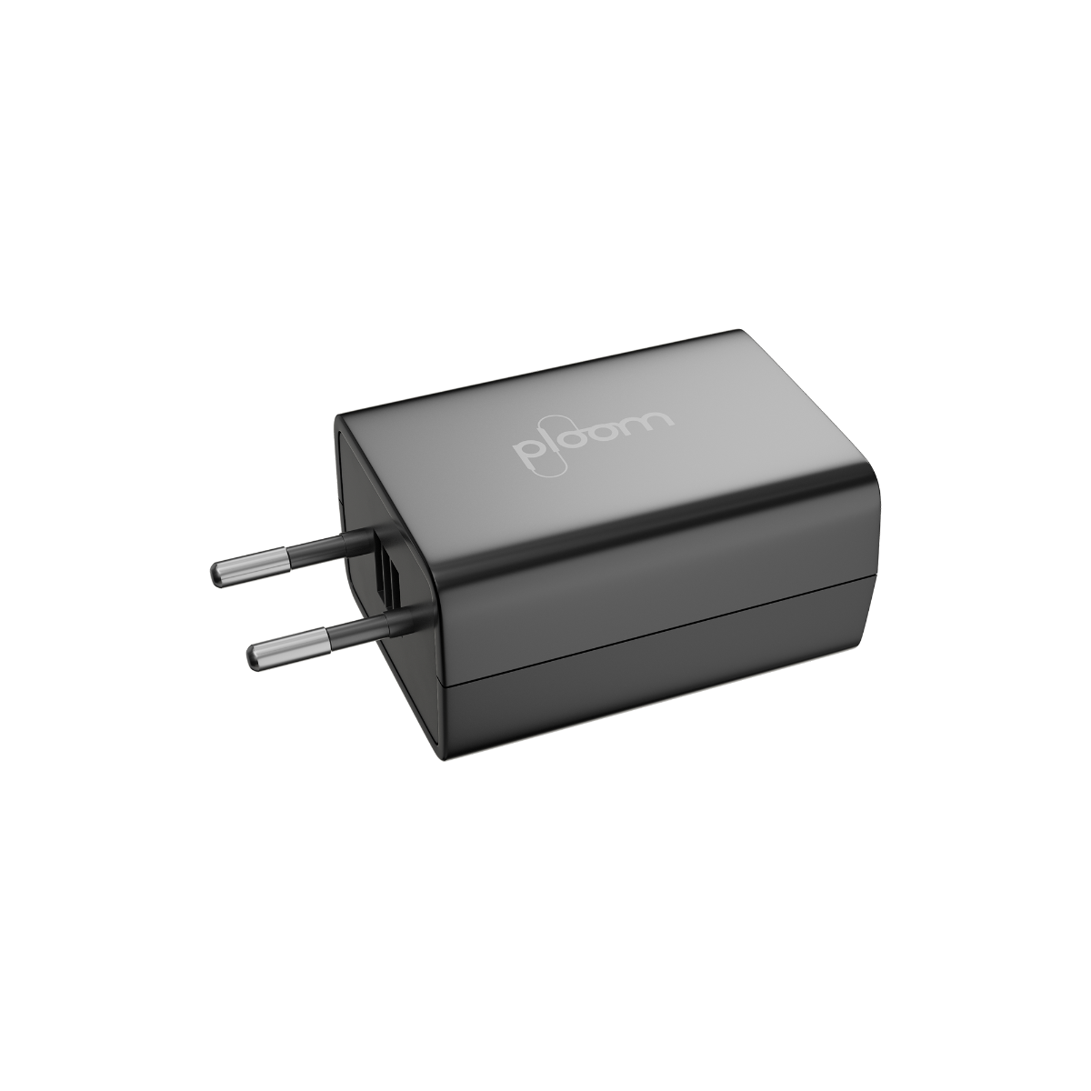 Vista derecha adaptador de corriente Ploom X Advanced
